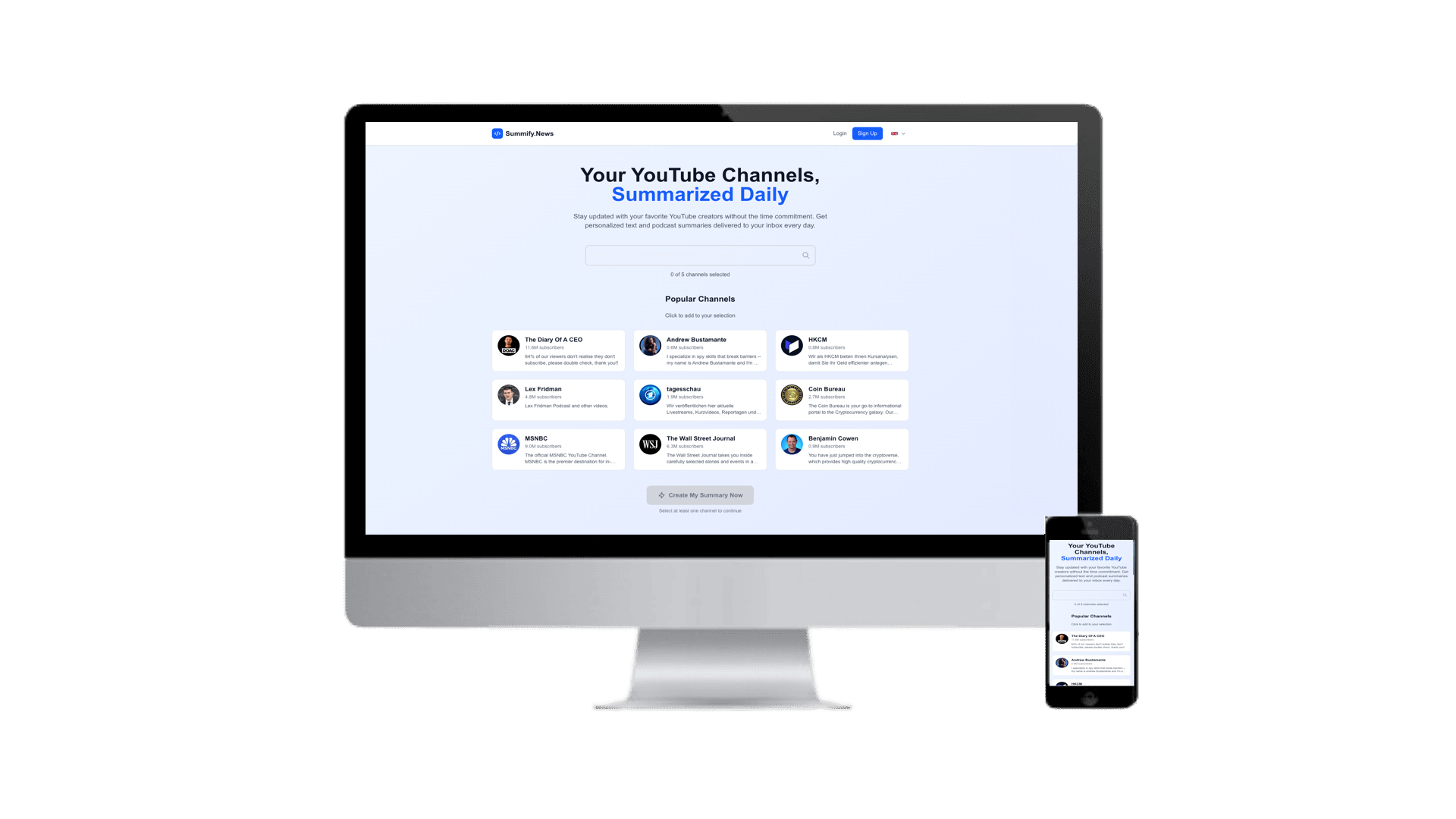 Summify.News screenshot